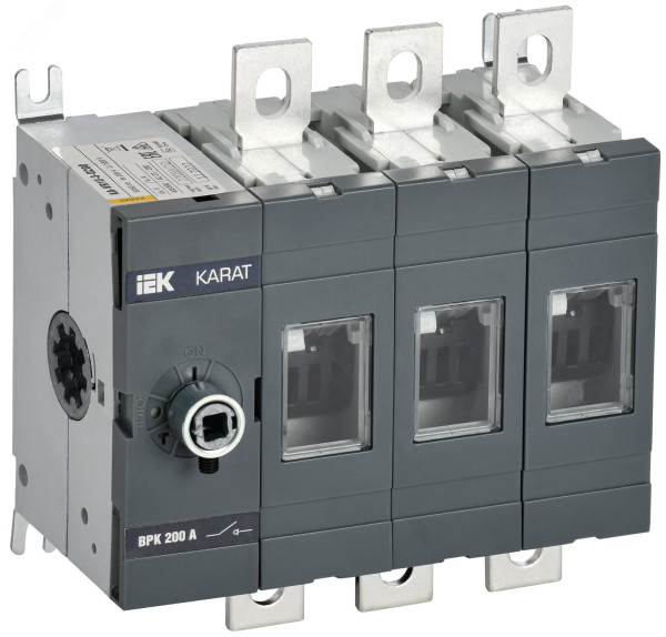 KARAT Выкл-разъед. ВРК без рукоятки 3P 200А KA-VR10-3-0200