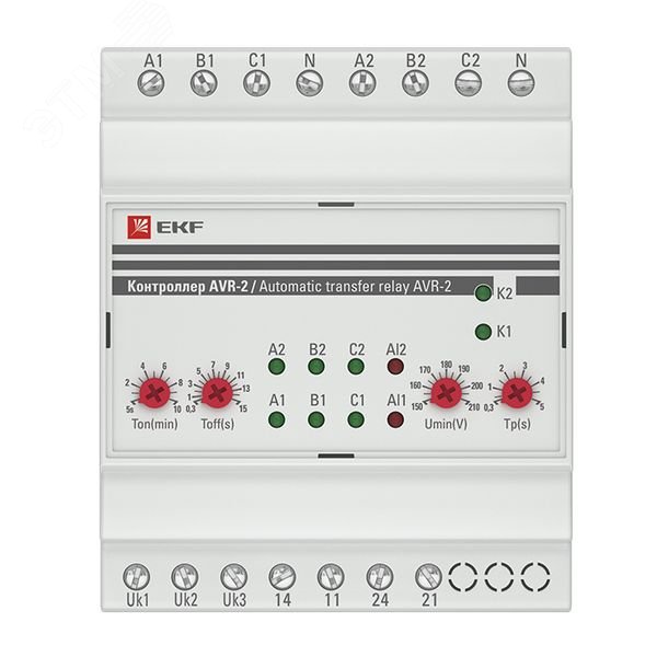Контроллер АВР на 2 ввода AVR-2 PROxima rel-avr-2