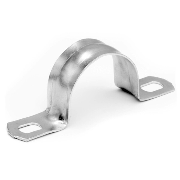 Держатель оцинкованный двусторонний, д.10мм, с крепежными отверстиями 8,5х6 мм H10DH8.5X6