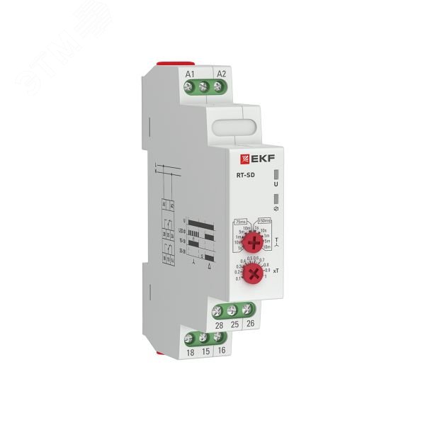 Реле времени (для двигателей "звезда-треугольник") RT-SD 12-240В PROxima rt-sd-12-240