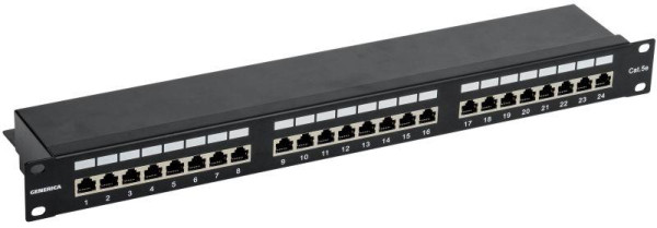 Патч-панель 1U кат.5E FTP 24 порта (Krone) PP24-1UC5EF-K05-G