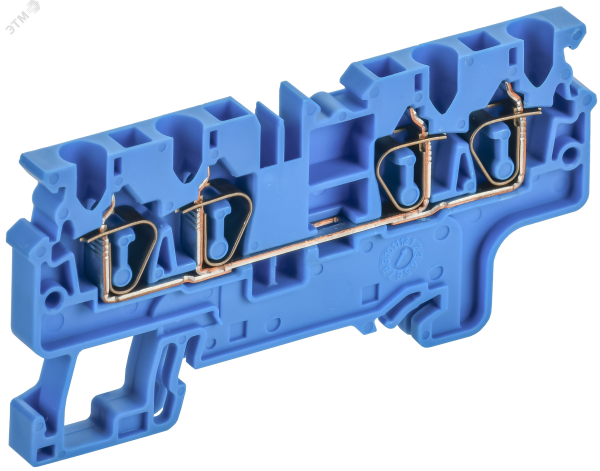 ARMAFIX Клемма пружинная CX2.5-4 BU 2,5мм2 четырехконтактная синяя IEK AF-CT40-00-4-K07-002