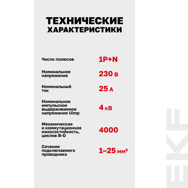 Устройство защиты от дугового пробоя (УЗДП) 1P+N 25А PROxima afdd-2-25-pro