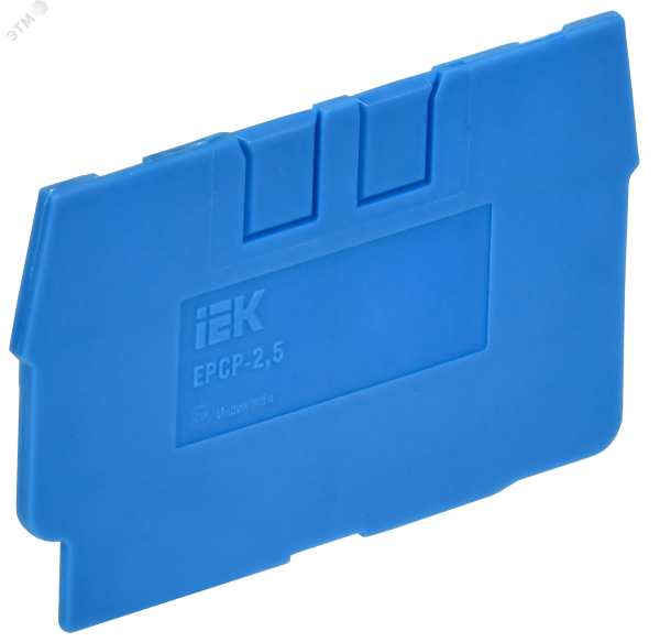 ARMAFIX Заглушка для колодки клеммной CP 2,5мм2 синяя IEK AF-CT20-00-K07-002-ZGL