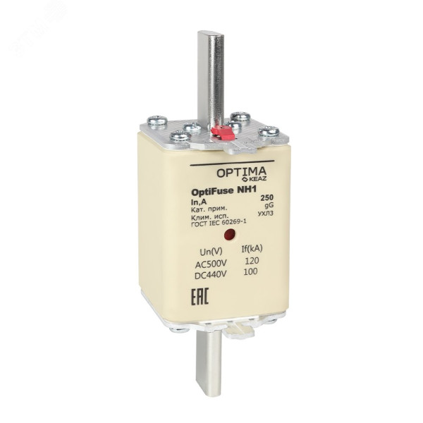 Вставка плавкая OptiFuse NH1-200-gG-УХЛ3 374945