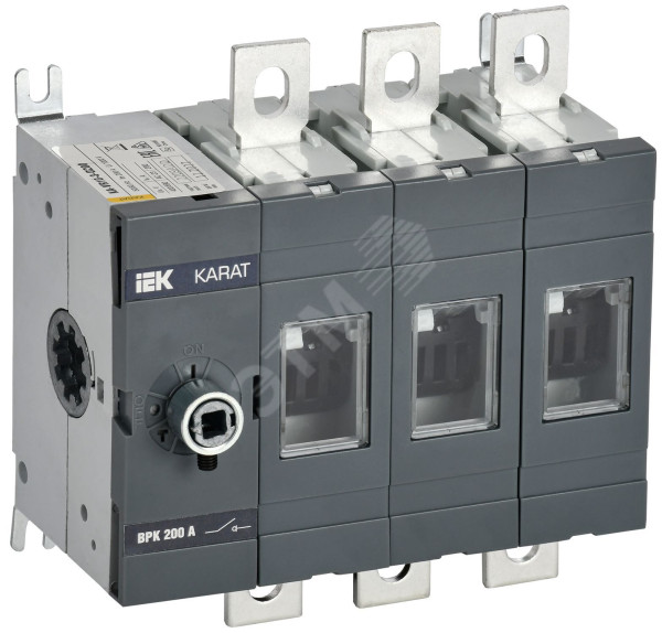 KARAT Выкл-разъед. ВРК без рукоятки 3P 200А KA-VR10-3-0200