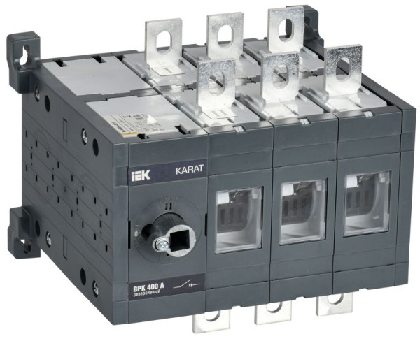 KARAT Выкл-разъед. ВРК реверс. без рукоятки 3P 400А KA-VR20-3-0400