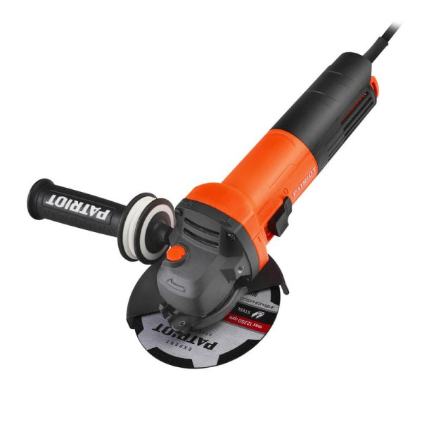 Машина углошлифовальная (УШМ) AG 125 тонкий корпус пылезащищенная 850Вт Диск 125мм 110301125