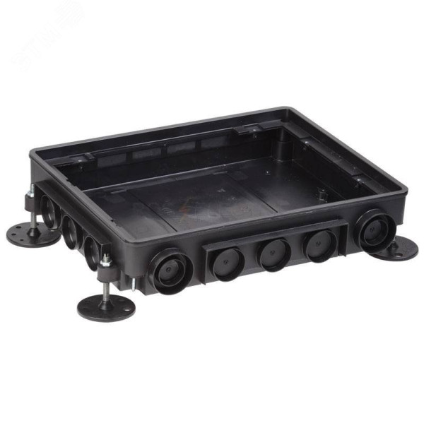 Коробка напольная ONFLOOR 24 модуля KNU-80-16-PA-9011