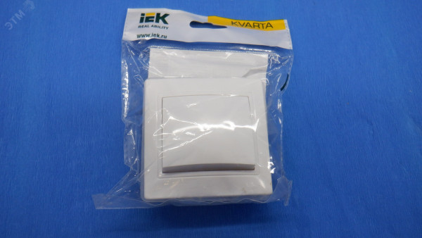 KVARTA Выключатель 1кл ВС10-1-0-КБ-44 10А IP44 бел. KV-V10-10-44-K01