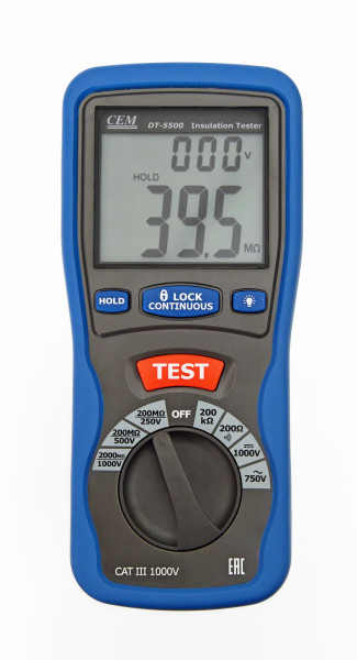 DT-5500 Цифровой тестер изоляции