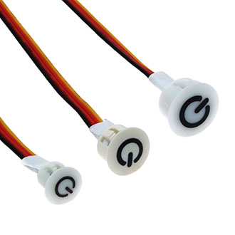 BTS 24V WHITE Ф16 SELF-LOCKING
