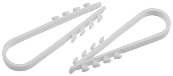 Дюбель-хомут 11-18мм для круглого кабеля NO-224-223 бел. (уп.100шт) Эра Б0066304