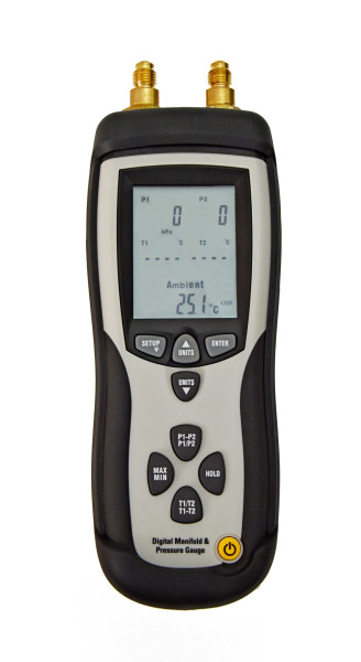 DT-8921 Манометр дифференциальный двухканальный - термометр