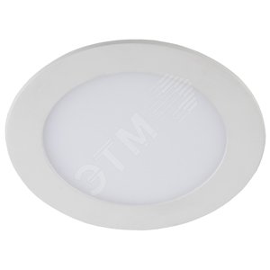 LED 1-6-4K Светильник светодиодный круглый LED 6W 220V 4000K (40/1120) Б0017486