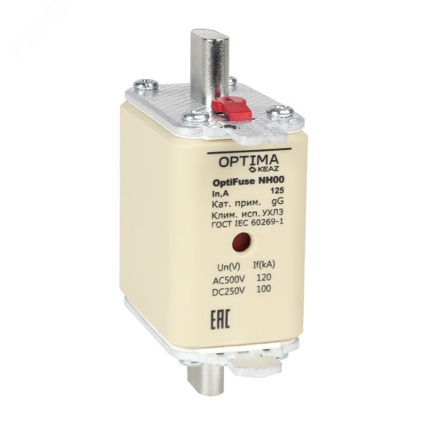 Вставка плавкая OptiFuse NH00-160-gG-УХЛ3 374937