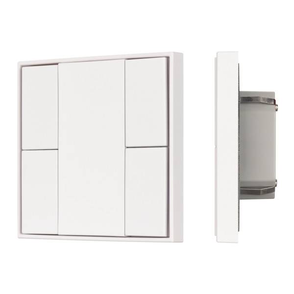 INTELLIGENT ARLIGHT Кнопочная панель KNX-301-22-4-SH-IN White (BUS, Frame) 037722