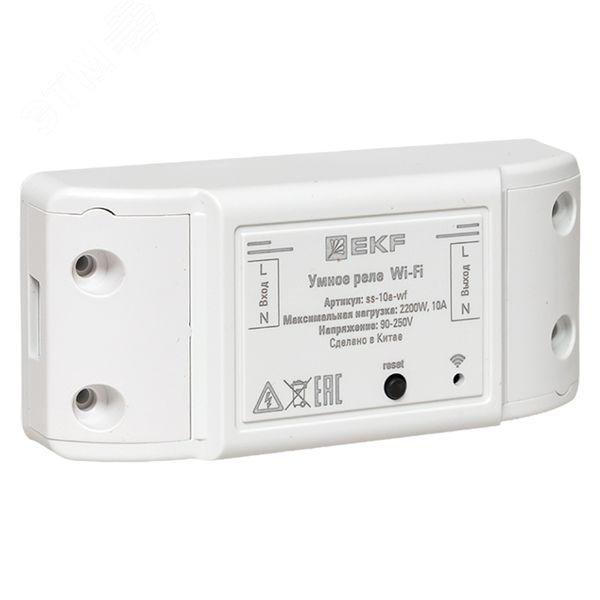 Умное реле 10А Wi-FI EKF Connect ss-10a-wf