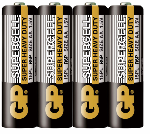 Батарейка солевая Super & Greencell & PowerPlus -4 шт. в пленке 10888