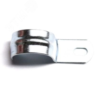 Держатель оцинкованный односторонний, д.10мм с крепежным отверстием 8,5х6 мм 53329