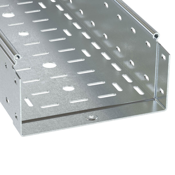 DKC Лоток перфорированный 200х100 L 3000 толщ. 1,5 мм, горячеоцинкованный