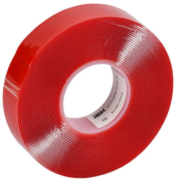 MIXTAPE PRO Лента монтажная прочная двусторонняя 1х20мм 5м IEK MT7-LM30-01-20-05