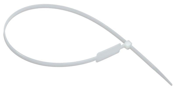 Хомут 4.8х370мм P6.6 маркерный бел. (уп.100шт) IEK UHH14-D048-370-100-K01